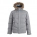 Пуховик для занятий лыжами мужской тёмно-серый WEDZE