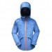 Ветровка водонепроницаемая детская голубая MH550 Quechua