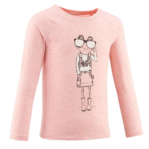 Футболка походная с УФ–защитой для детей 2–6 лет MH150 Quechua