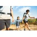 Шорты для походов женские синие MH100 Quechua