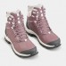 Ботинки для походов теплые водонепроницаемые женские розовые SH520 X-WARM MID Quechua